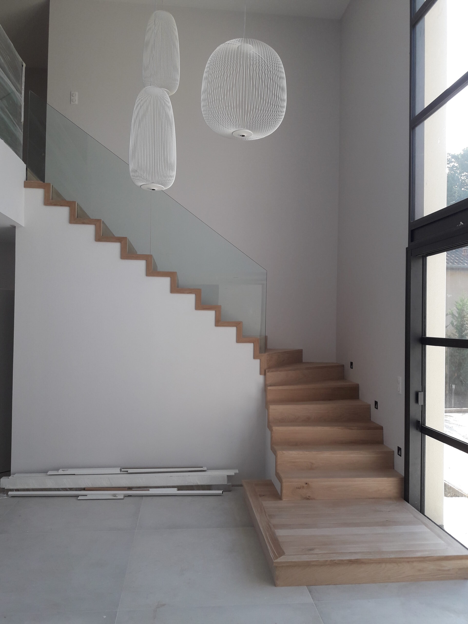 Escalier et garde corps