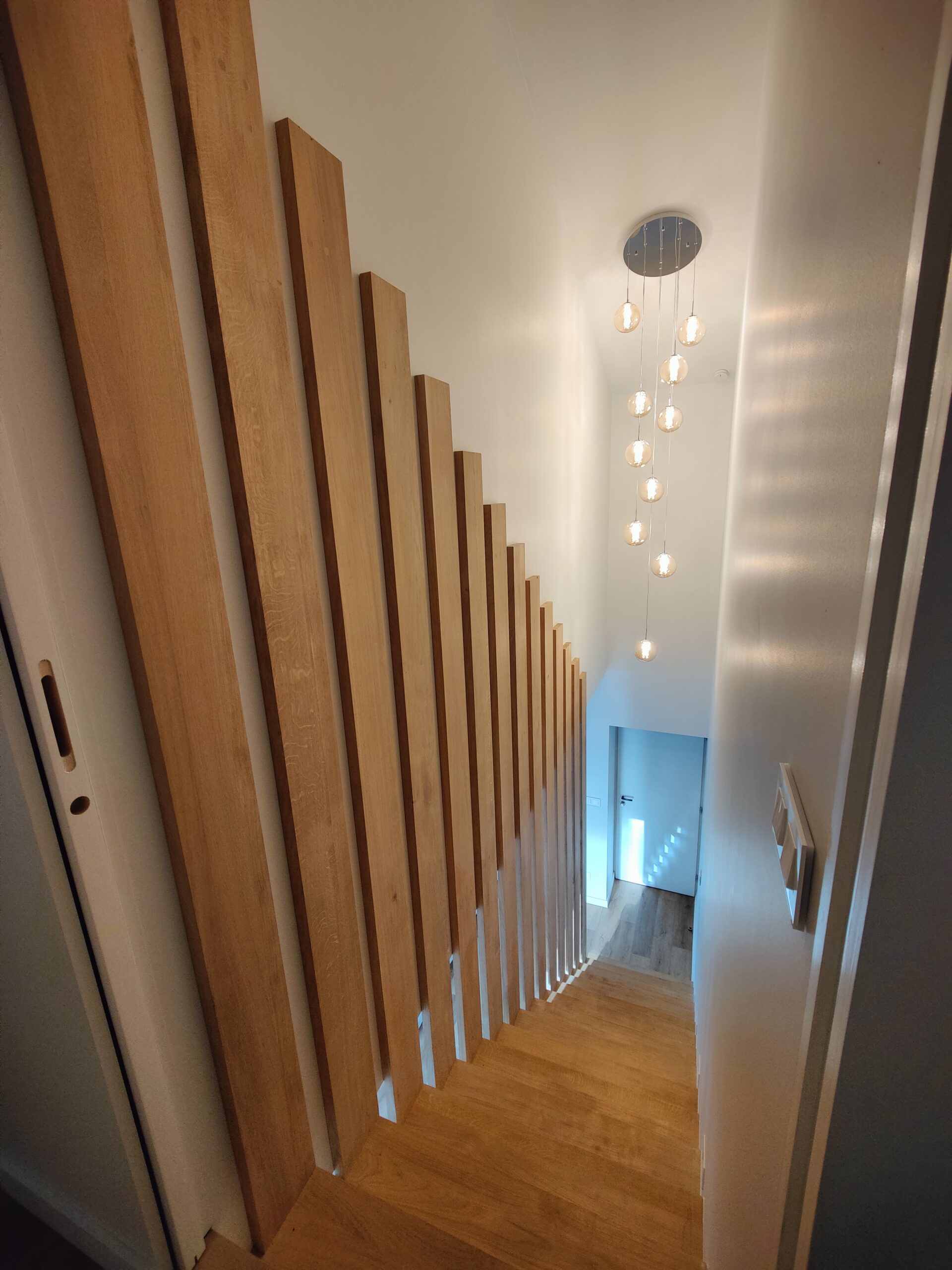 Cage d'escalier Œil de bœuf maçonné